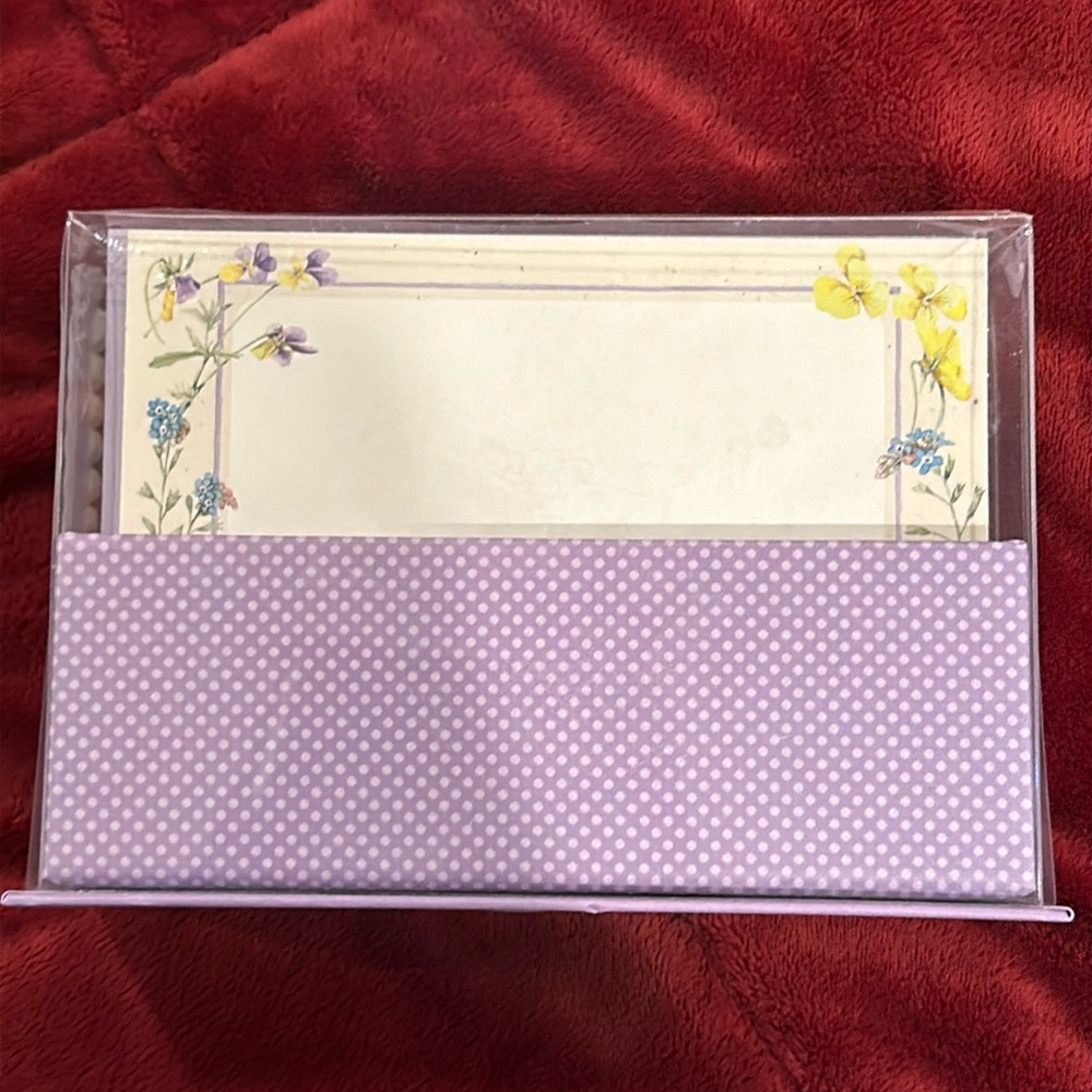 Brand new Hallmark blank inside card with envelope